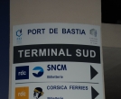 Обратный паром на континент... Наш Corsica Ferries направо...